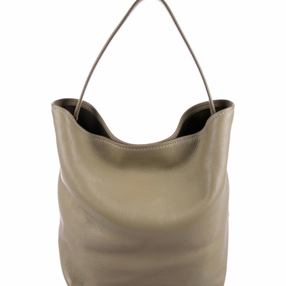 SOLD Tory Burch tan leather bucket hobo bag - Picture 3 of 6